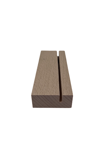 Romanshorn Geschenk-Set – Holzständer von der Seite