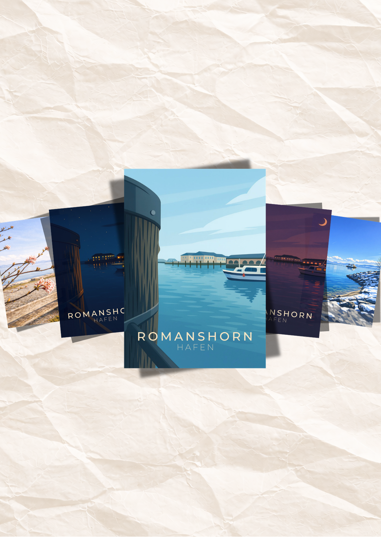 Postkarten Auswahl Romanshorn – alle Motive auf einen Blick