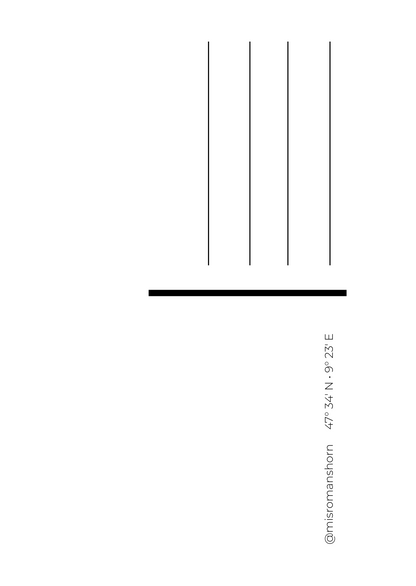 Postkarte Romanshorn – Rückseite mit Adressfeld und Briefmarkenfeld
