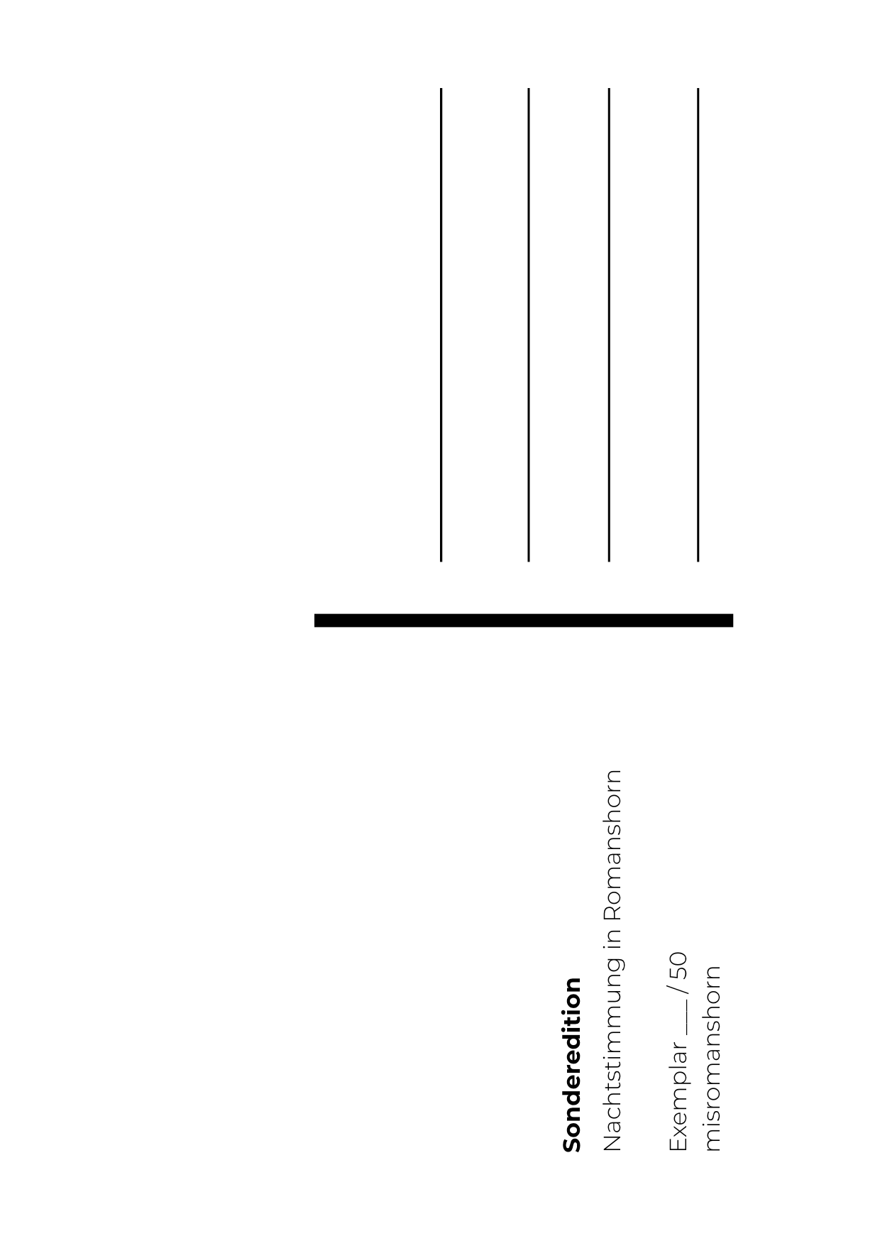 „Rückseite Nachtstimmungskarte Romanshorn – Limitierte Edition, handnummeriert (von 50)"