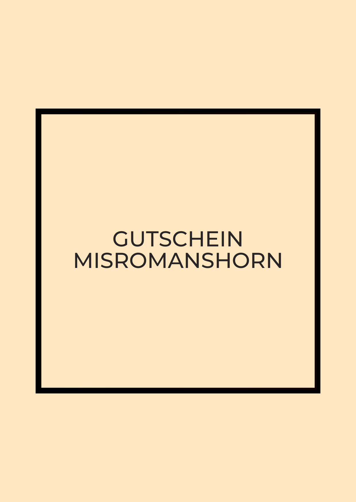 misromanshorn Gutschein – Geschenkgutschein aus Romanshorn am Bodensee